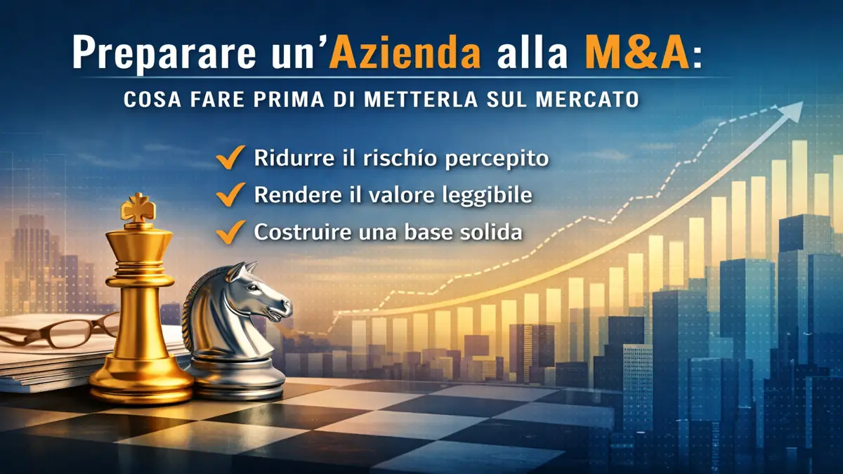 Preparare Azienda alla M&A: Cosa fare prima di metterla in Vendita